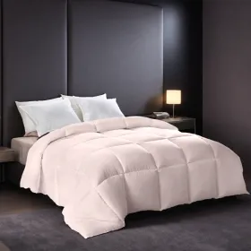 Oversized Plump Thick Duvet - Pink Enhanced Warmth With Skin-friendly Comfort. Perfect For Cozy Bedrooms & Luxury Hotels. Machine Washable. Ideal Chri
