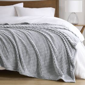 Carved Plush Blanket Full/Queen