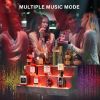LED Lighted Liquor Bottle Display Shelf, 24 Inch Bar Display Shelf, DIY Illuminated Bottle Shelf with App & Remote Control