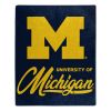 Michigan OFFICIAL NCAA "Signature" Raschel Throw Blanket