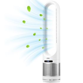 40" Oscillating Tower Fan 8H Timer 15.4ft/s High Velocity with Remote Control