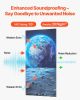 6 Pack Art Acoustic Panels 23.6 x 23.6 inch Self Adhesive for Home Earth