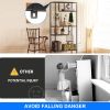 Modern Storage Shelf with 4 Compartments & Metal Legs, Freestanding Organizer,Book Shelves Display Shelves for Living Room, Bedroom, Home Office
