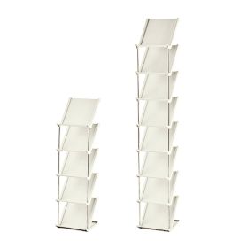 5 Tier Vertical Shoe Rack Narrow Free Standing Storage Organizer for Entryway Space-Saving Stackable Shoe Holder Corner Shoe Tower For Entryway Bedroo (Option: Beige_5gTier)