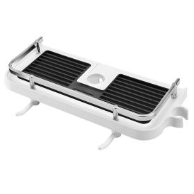 Bathroom Shower Caddy Shelf Organizer Pole Caddy Storage Rack No Drill No Rust for Shower Head Shampoo Soap Conditioner Holder (Option: Shelgf_GPCT1879)