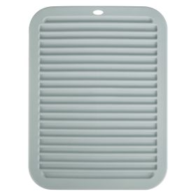 Heat Resistant Silicone Mat For Hot Hair Tools Portable Travel Silicone Mat and Cover For Flat Iron and Curling Iron Hair Straightener Hair Styling To (Option: Grey)g_GPCT51)